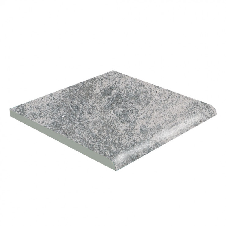 Klinker Ocean Bullnose Grå Mat 15x15 cm-0